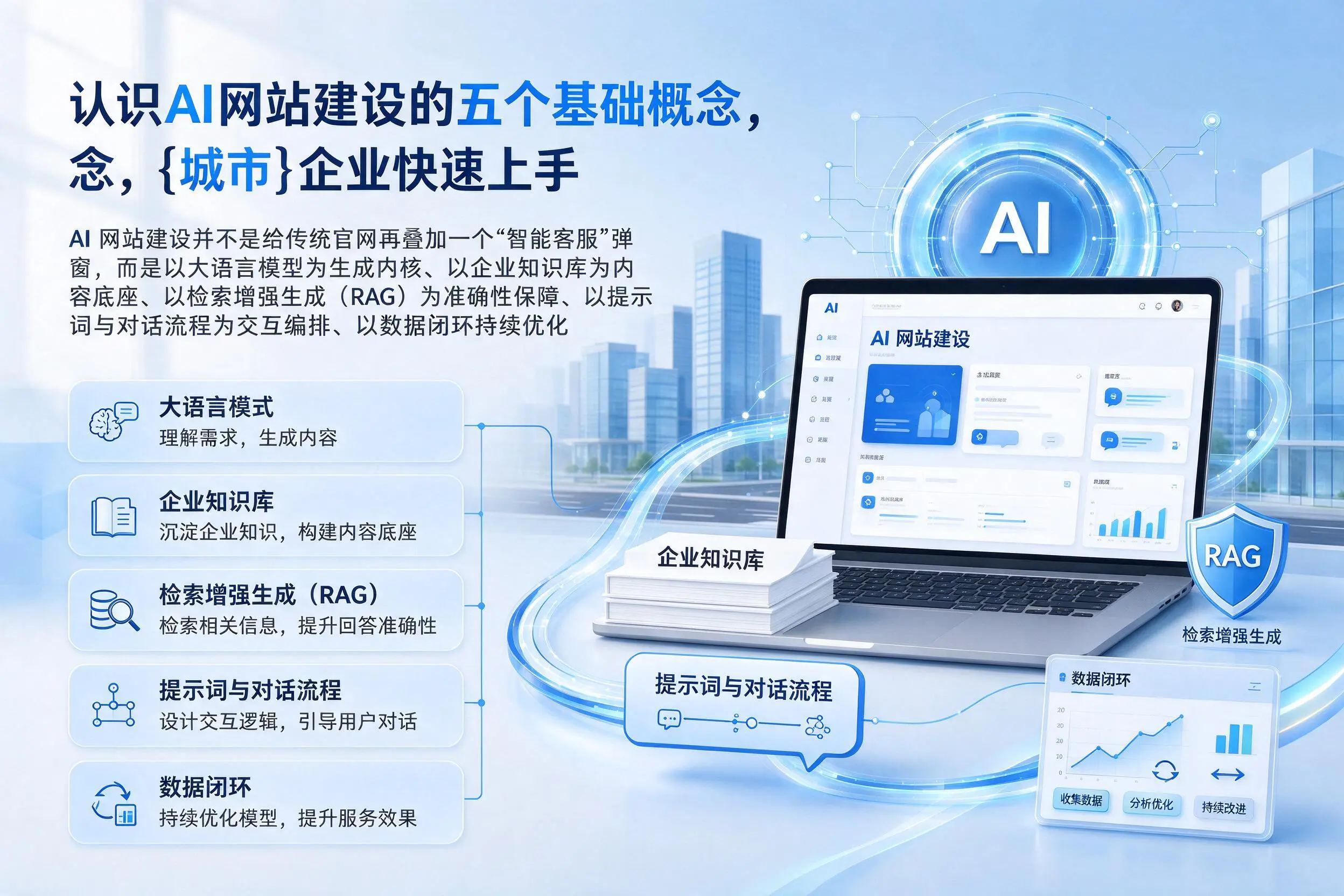 认识AI网站建设的五个基础概念，许昌企业快速上手